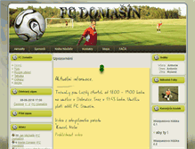 Tablet Screenshot of fotbaldomasin.tode.cz