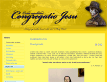 Tablet Screenshot of congregatio-jesu.tode.cz